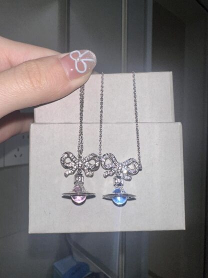 Vivienne Westwood classic shining earth star ring necklace