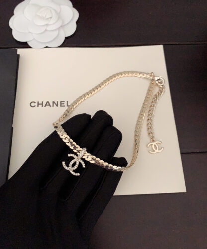 Chanel Metal Chain Necklace - Image 2