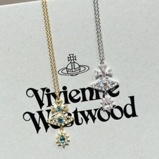 Vivienne Westwood classic shining earth star ring necklace