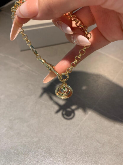 Vivienne Westwood classic shining earth star ring necklace