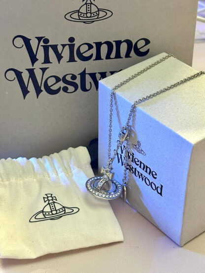 Vivienne Westwood three-dimensional planet necklace