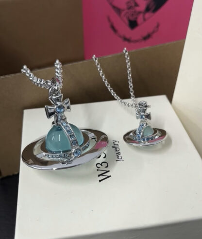 Vivienne Westwood three-dimensional planet necklace