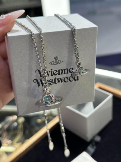 Vivienne Westwood three-dimensional planet necklace