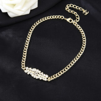 Chanel Classic Rhinestone All-match Necklace