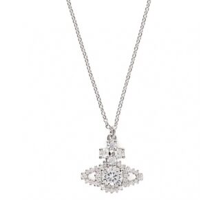 Vivienne Westwood crystal Saturn necklace
