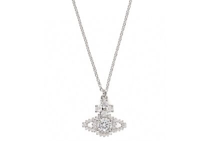 Vivienne Westwood crystal Saturn necklace