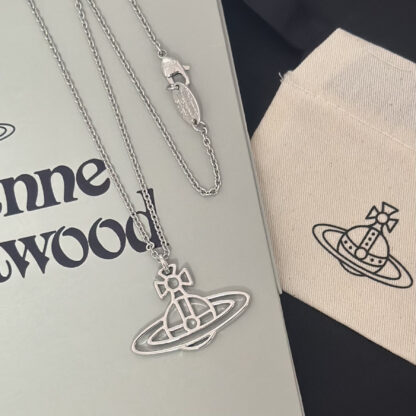 Vivienne Westwood Planet Hollow Long Necklace