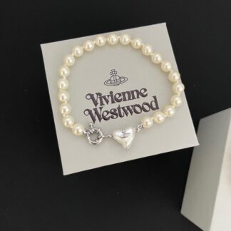 Vivienne Westwood Heart Pearl Bracelet