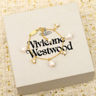 Vivienne Westwood Baroque Pearl Multi-Saturn Bracelet