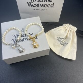 Vivienne Westwood Vintage Cat Boat Pearl Bracelet