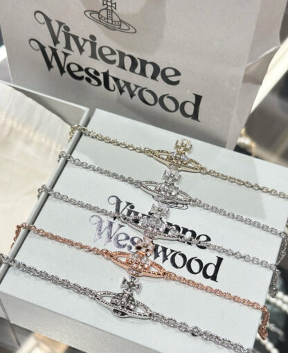 Vivienne Westwood Classic Sparkling Saturn Ring Bracelet