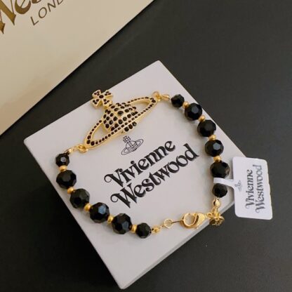 Vivienne Westwood Classic Crystal Saturn Bracelet