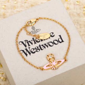Vivienne Westwood Classic Sparkling Saturn Ring Bracelet