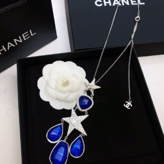 Chanel Sapphire Pendant Necklace
