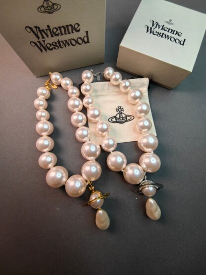 Vivienne Westwood Giant Baroque Drop Pearl Necklace