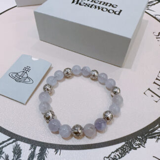 Vivienne Westwood Agate Thai Silver Bracelet