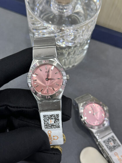 Omega Constellation Cherry Blossom Pink Ladies Watch