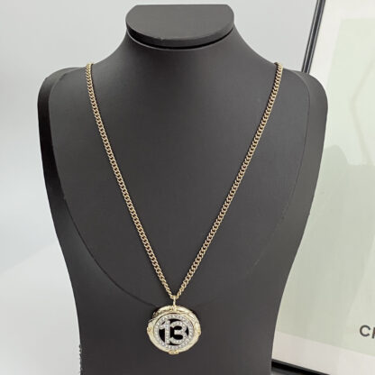 Chanel hollow two-tone round medium long necklace - Image 2