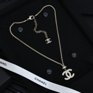 Chanel full diamond double c exquisite necklace