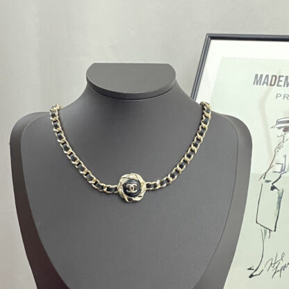 Chanel Camellia Necklace - Image 2