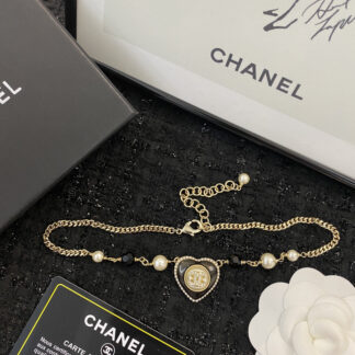 Chanel Mysterious Black Heart Necklace
