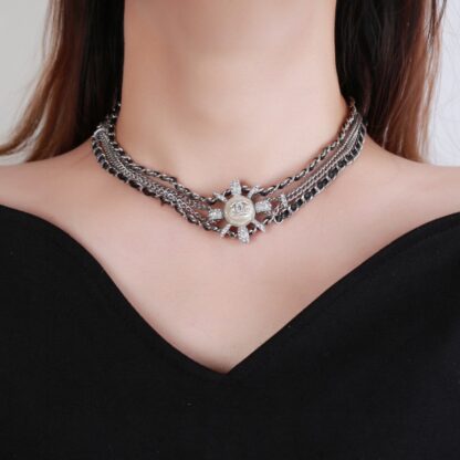 Chanel stylish multi-layer clavicle necklace - Image 2