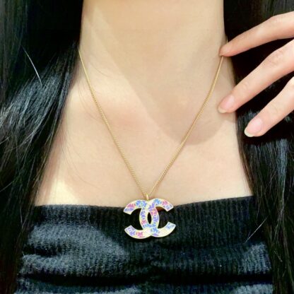 Chanel Fashionable and Versatile Double C Necklace - Image 2
