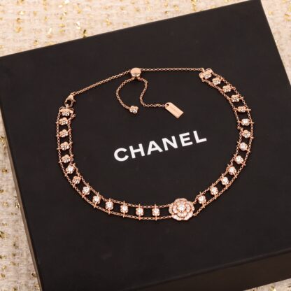 Chanel Fashion Camellia Necklace