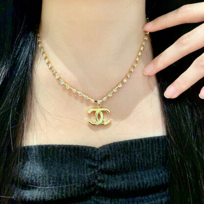 Chanel Fashion Double C Necklace - Image 2