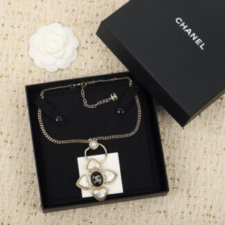 Chanel Heart Resin Necklace