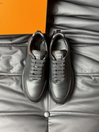 Hermès Deep Black Premium Ultra Lightweight Sneakers