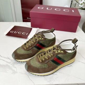 Gucci removable and adjustable ankle strap sneakers