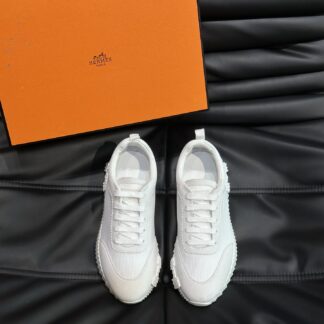 Hermes white fashion casual sneakers