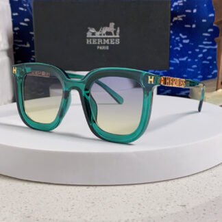 Hermès Retro Square Versatile Women's Sunglasses