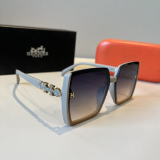Hermès oval lens women's sunglasses