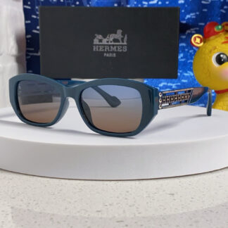 Hermes Retro Fashion Trend Cat Eye Sunglasses