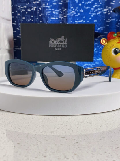 Hermes Retro Fashion Trend Cat Eye Sunglasses