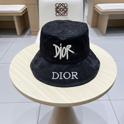 Dior embroidered lettering bucket hat