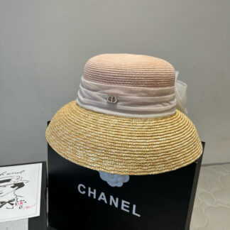 Dior Bow Colorblock Bucket Hat