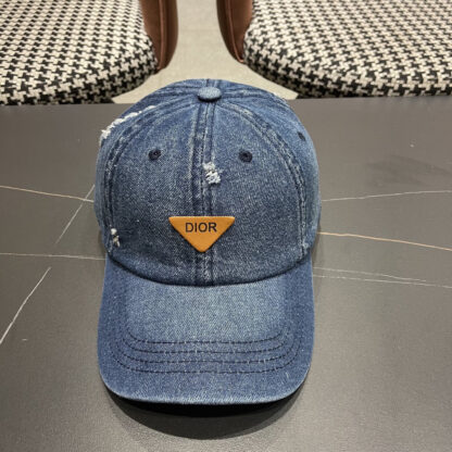 Dior simple denim baseball cap