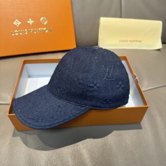 Louis Vuitton large logo embossed baseball cap