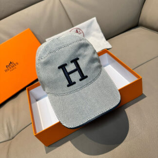 Hermes canvas breathable baseball cap