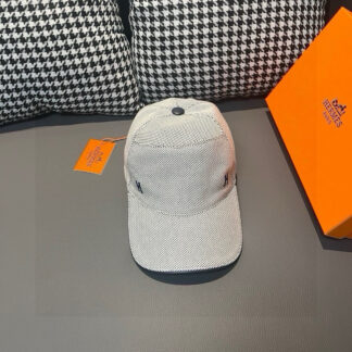 Hermes canvas breathable baseball cap