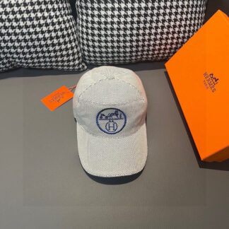 Hermes canvas breathable baseball cap
