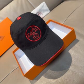 Hermes canvas baseball cap