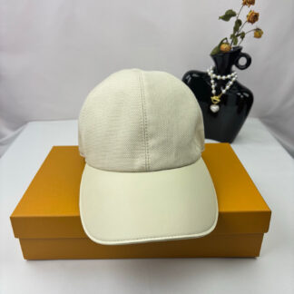 Hermès Unisex Canvas Baseball Cap
