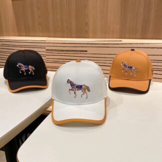 Hermès Unisex Canvas Baseball Cap