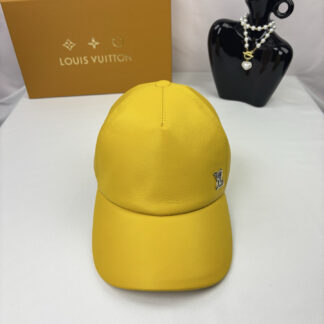 Louis Vuitton leather baseball cap
