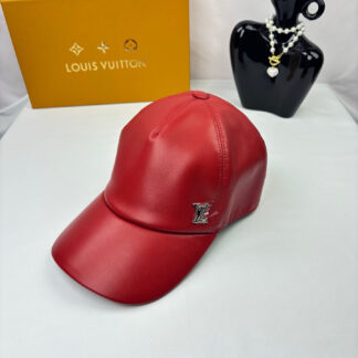 Louis Vuitton leather baseball cap