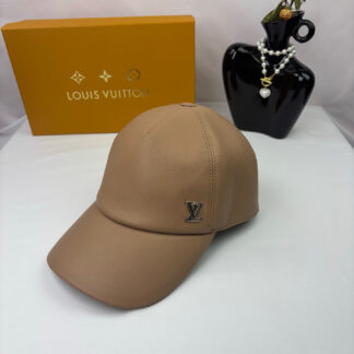 Louis Vuitton leather baseball cap
